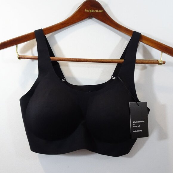 Knix Revolution Adjustable Pullover Bra Black Size L NEW - Picture 1 of 5